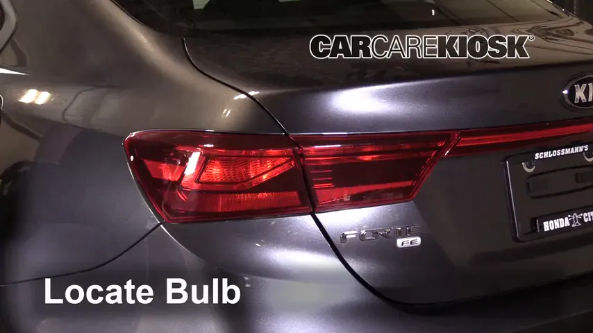 2019 Kia Forte LX 2.0L 4 Cyl. Lights Tail Light (replace bulb)